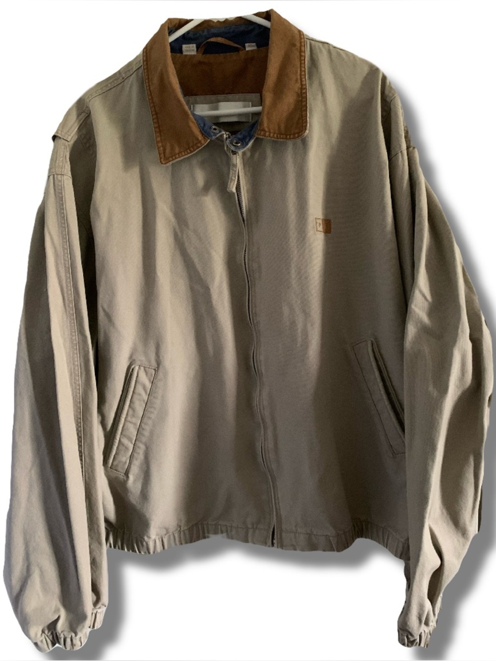 Perry Ellis Bomber Field Canvass Jacket Size XL